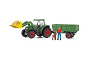 Schleich - Schleich traktor med trailer - 42608