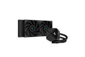 CPU Køler - DeepCool LS520S ZERO DARK - CPU Vandkøling - Max 33 dBA - R-LS520-BKNNMM-G-1