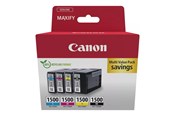 Blæk, Toner & Forbrugsstoffer - Canon PGI-1500 / 9218B006 BK/C/M/Y Multi Pack - 9218B006