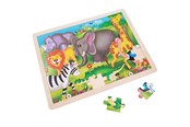 Puslespil - Playwood Wooden Jigsaw Puzzle Wild Animals Wood - RS204A