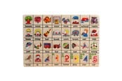 Puslespil - Playwood Wooden Stud Puzzle My First Words Wood - RS198