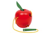 Babylegetøj - Small Foot - Wooden Thread Apple - 2646