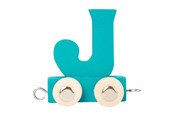 Trælegetøj - Small Foot - Wooden Letter Train Color - J - 10360
