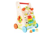 Babylegetøj - Small Foot - Wooden Baby Walker Walker Colorful - 10606