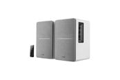 HiFi højtaler - Edifier R1280DB - 2.0 Bluetooth Bookshelf Speakers - 42W - Silver - R1280DB WHITE/SILVER