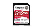 Hukommelseskort - Kingston Canvas React Plus V60 SD - 280MB/s - 512GB - SDR2V6/512GB