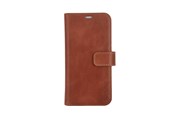Mobil - Covers & Cases - Radicover Wallet Case 2in1 Anti Radiation Leather MagS Brown - iPhone 15 - RAD287