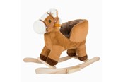 Babylegetøj - Small Foot - Wooden Rocking Horse Brown with Seat and Sound - 10616