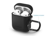 Hovedtelefoner/headset - Spigen Silicone case - black - AirPods 1/2019 - 066CS24808