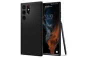 Mobil - Covers & Cases - Spigen Liquid Air - matte black - Samsung Galaxy S22 Ultra - ACS03915