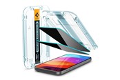 Mobil - Beskyttelsesglas - Spigen Glass tR EZ Fit (Privacy) 2 Pack - transparency - iPhone 16/15 Plus - AGL06885