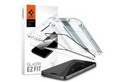 Mobil - Beskyttelsesglas - Spigen Glass tR EZ Fit 2 Pack - FC Black - iPhone 15 Pro - AGL06893