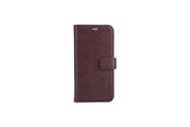 Mobil - Covers & Cases - Radicover Anti Radiation Mobile Case PU Leather iPhone 13 Flipcover Brown - RAD262