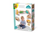 Babylegetøj - SES Creative Tiny Talents Wooden Lacing Beads Animals - 13141