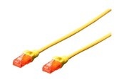 Netværkskabel - DIGITUS Professional patch cable - 1 m - yellow - Gul - 1m - DK-1617-010/Y
