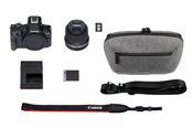 Kamera - Canon EOS R50 + RF-S 18-45mm Travel Kit (Skuldertaske & 64GB SD-kort) - 5811C098