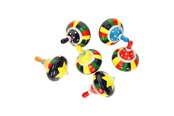 Trælegetøj - Playwood Wooden Spinning Top Colour Ø 3.5cm (Assorted) - RS471
