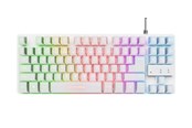 Tastatur - Trust GXT 833W Thado TKL Keyboard white - Gaming Tastatur - Nordisk - Hvid - 25403