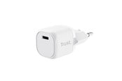 Mobil - Adaptere & Opladere - Trust Maxo Ultra-small 20W USB-C PD Charger - White - 25205
