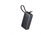 Powerbank - Anker 545 Nano 10K (30W Built-in USB-C cable) Powerbank - Sort - 10000 mAh - A1259G11