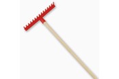 Udendørsleg - Androni Plastic Rake with Wooden Handle - 4222-0000
