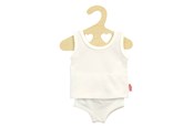Dukke, bamse og udstyr - Heless Doll underpants and shirt White 28-35 cm - 1221