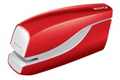 Skrivebordstilbehør - Leitz Elektrisk hæftemaskine WOW, kontaktløs, 10 ark Rød - 55661026