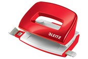 Skrivebordstilbehør - Leitz Hulapparat NeXXt WOW Mini, 2 huls 10 ark Rød - 50601026