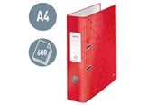 Arkivering & Opbevaring - Leitz Brevordner  180° WOW lamineret pap A4/80 mm Rød - 10050026
