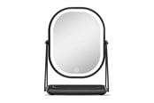 Makeupspejl - Gillian Jones Mirror With LED Light and Tray - Black - 5713982011470