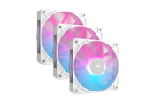 Kabinet Køler - Corsair iCUE LINK RX120 RGB 3-pack - Kabinet køler - 120mm - Hvid med RGB - 36 dBA - CO-9051022-WW