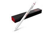 Skrive- og Tegneværktøjer - Rotring rOtring 600 metallisk kuglepen | Mellemspids | Sort blæk | Perlehvid tønde med skridsikkert riflet greb | Genopfyldelig | 1 stk - 2183890