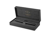 Skrive- og Tegneværktøjer - Parker Ingenuity fyldepen | Core Collection | Sort med sort trim | Medium Nib | Sort blæk | Gaveæske - 2182014