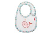 Dukker & Tilbehør - Heless Doll Bib Pink Whale - 285