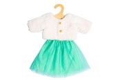 Dukker & Tilbehør - Heless Doll's Jacket Plush with Skirt 35-45 cm - 2370