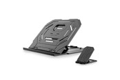 Systemtilbehør (kølepasta mv.) - Desire2 2in1 Portable Laptop Stand Black 360 Rotatable - D2LAP360BK
