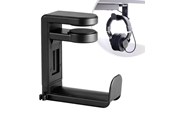 Hovedtelefoner/headset - Desire2 Holder for Headphone / Headset Black Mounted on desk top - D2HOOK