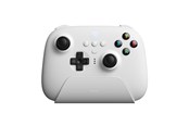 Spil tilbehør - 8BitDo Ultimate 2.4G Wireless Controller (Hall Effect) with Charging Dock - White - Wireless Controller - Android - RET00416