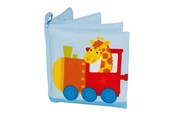 Babylegetøj - Goki Crinkle Booklet Animals on the Train - 65254