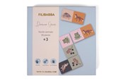 Babylegetøj - Filibabba Domino game - Nordic animals - FI-02175
