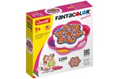 Babylegetøj - Quercetti FantaColor Mandala Daisy peg mosaic - 1200 pieces - QU-2101