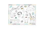 Rolleleg - Folat BV Colorable Placemats Wild Animals 6 pcs. - 68339