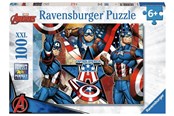 Puslespil - Ravensburger Marvel Hero - Captain America, 100pc XXL - 12001073
