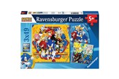 Puslespil - Ravensburger Sonic 3x49pc - 12001133