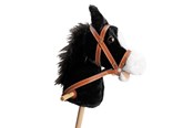 Trælegetøj - Playwood Wooden Hobby Horse with Sound - Black - PW2110