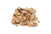 Kreativitet & Hobbyartikler - Goki Wooden Branch Discs Craft Material 100 pcs. - TT101