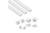 Kabel Organisering - D-LINE Cable duct kit 22x22mm 3x Cable duct/Accessories 1.0m - 2222W-1MKIT