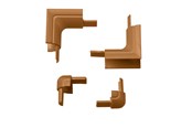 Kabel Organisering - D-LINE Adapter Kit 16x8mm Oak finish - IBEBAP1608O