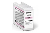 Blæk, Toner & Forbrugsstoffer - Epson Ink UltraChrome PRO T47A60N Vivid Light Magenta 50ml - C13T47A60N