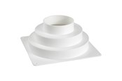 Ventilation - Fresh Overgangsstykke 175x175/Ø82/125/160 mm - 500065